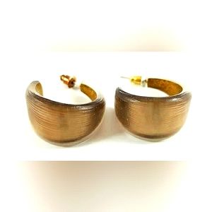 Alexis Bittar Champagne Lucite Graduated Earrings